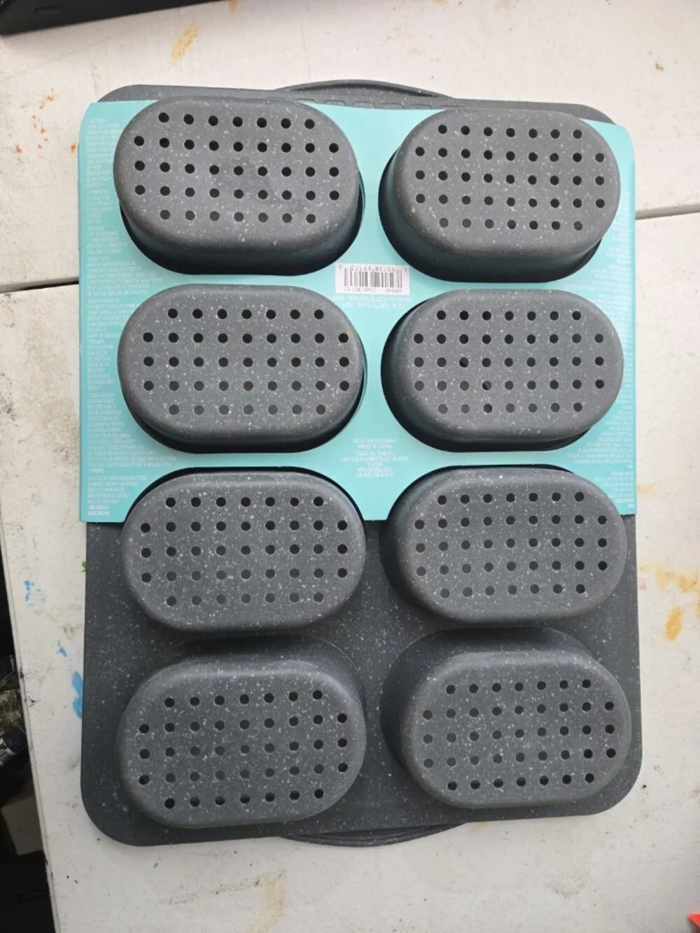 Silicone Bread Baking Pan Perforated Bottom For Crispness